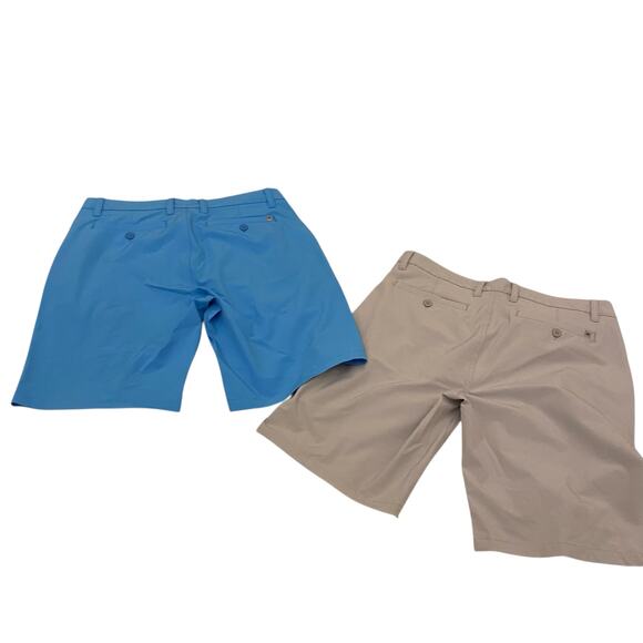SET OF TWO Hurley All Day Hybrid 9.5" Shorts Size 32 in Light Blue & Gray - Golf - Picture 2 of 8